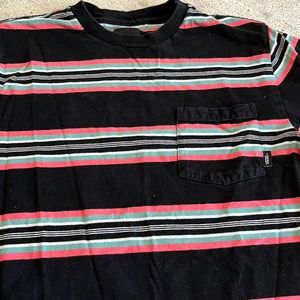 Striped Vans Tee shirt with Pocket